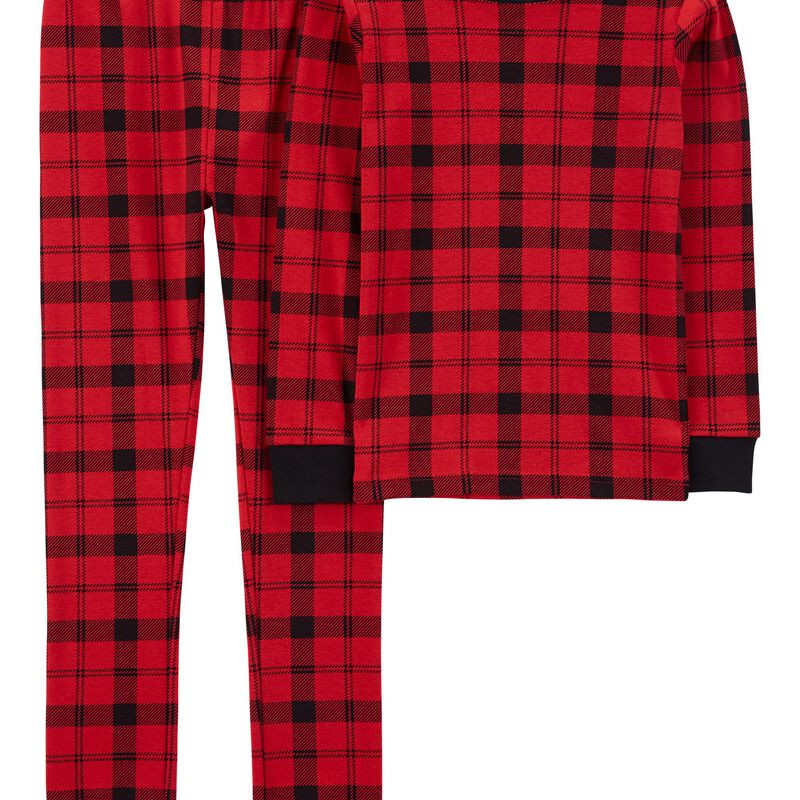 Kid 2-Piece Plaid 100% Snug Fit Cotton PJs | Carter's