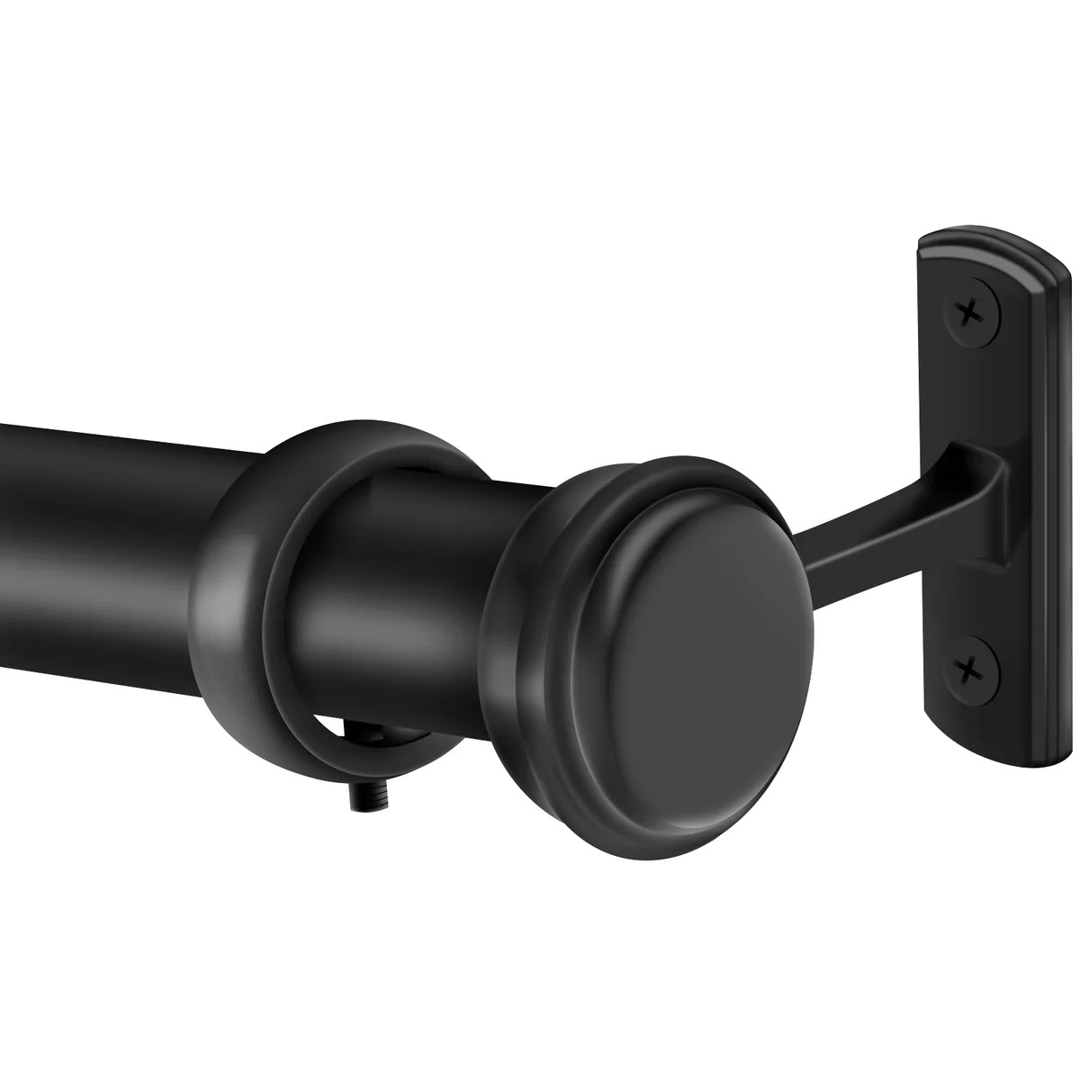 Adjustable Heavy Duty Curtain Rods with Brackets 1 Inch | Homerilla