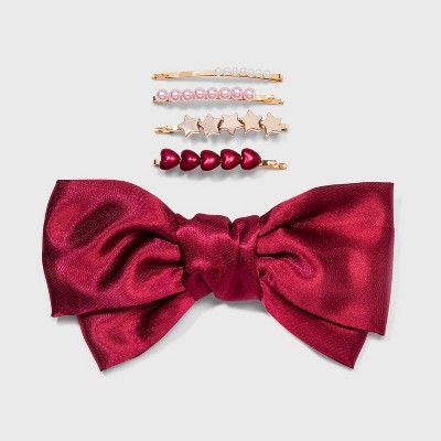 Girls' 5pk Bow and Bobbie Hair Clips and Pins - Cat & Jack™ | Target