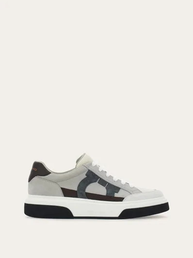 Low-top sneaker with Gancini detail | Ferragamo