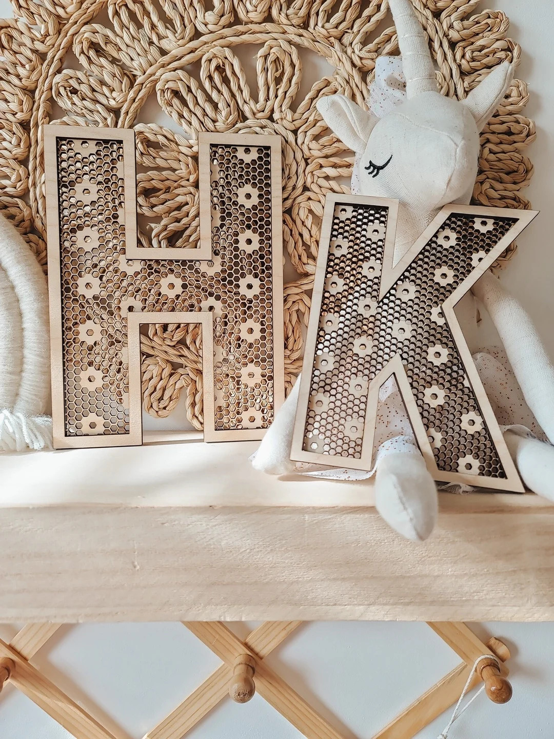 Daisy Letters Baby Girl Nursery Decor Boho Nursery Decor Girl Girl Nursery Decor Baby Shower Deco... | Etsy (US)