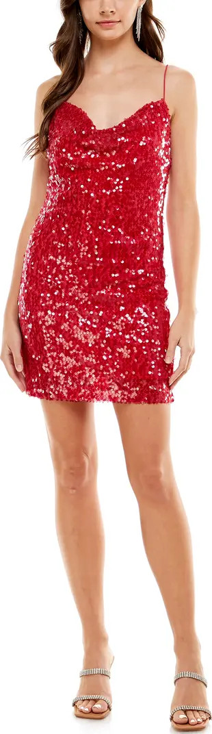 WAYF x Emma Rose Midnight Sequin Minidress | Nordstrom | Nordstrom