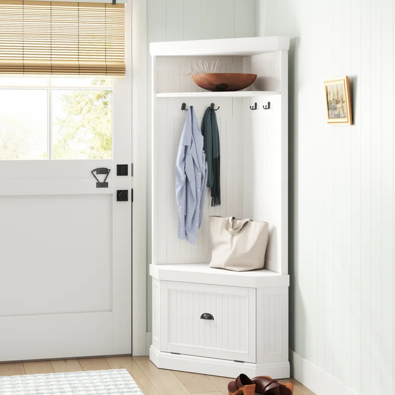 Carmel 33.5'' Wide Hall Tree with Bench | Wayfair North America