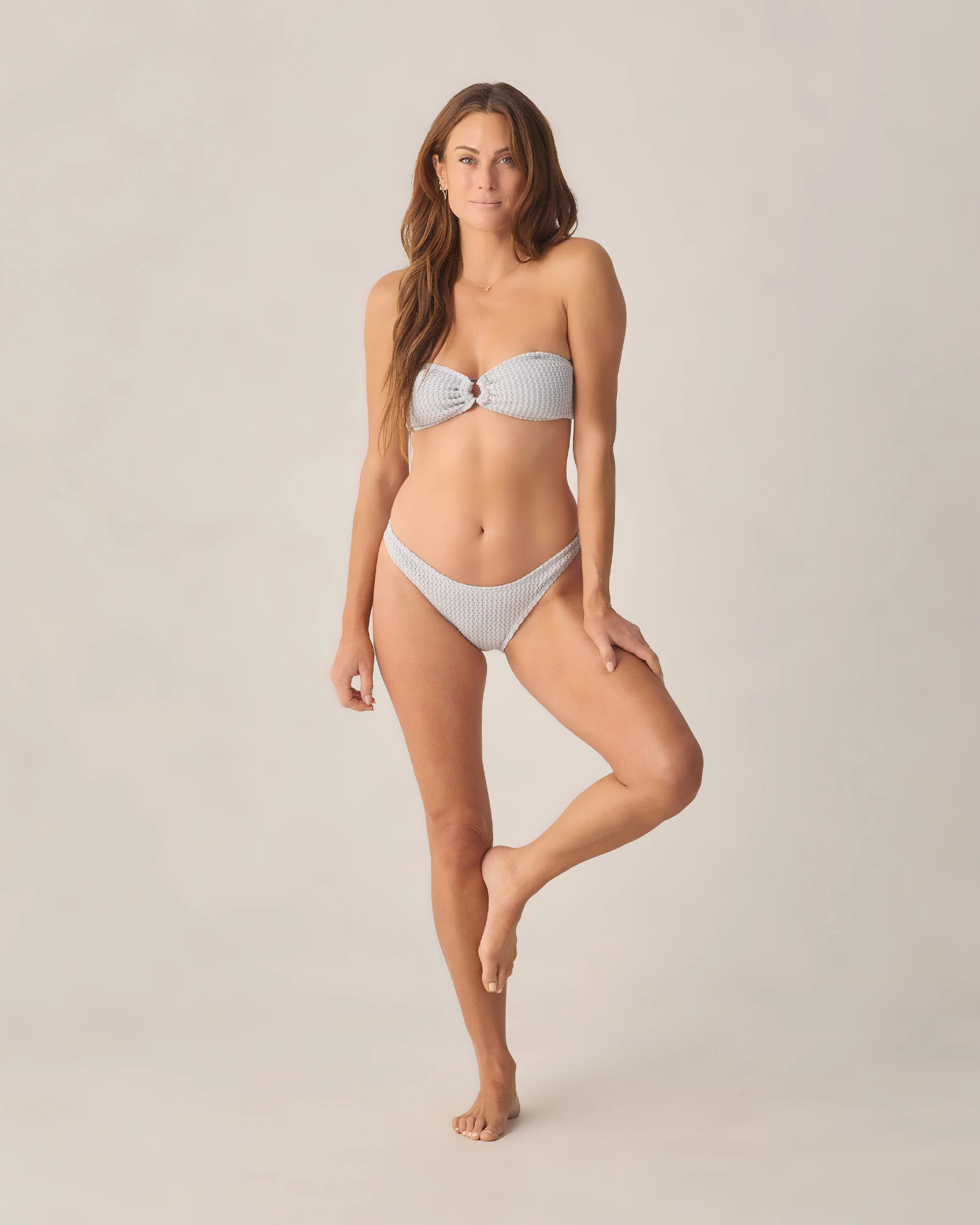 Women's Scoop Bikini Bottom Dusty Blue | Rylee + Cru