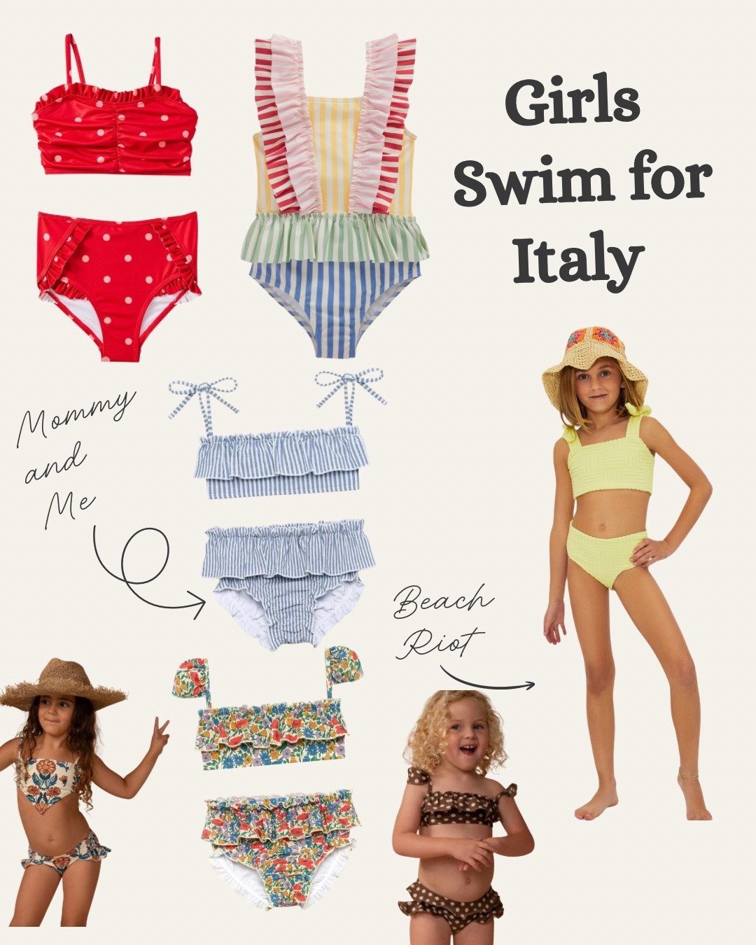 Girls swim for Italy 🇮🇹☀️
European summer but make it mini ✨ Found the cutest swimsuits for my girls (ages 7 & 5) and I was able to grab matching styles for both of them 🤍 Counting down the days until Italy!

#GirlsSwimwear #EuropeanSummer #FamilyTravelStyle #MatchingSisters #ItalyVacationStyle