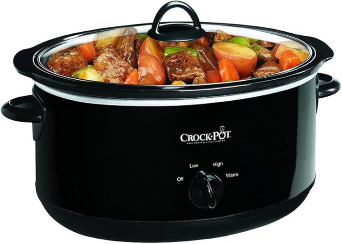 Crockpot Manual 8-Quart Slow Cooker Black | Amazon (US)