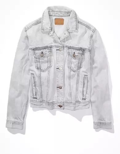 AE Grey Denim Jacket | American Eagle Outfitters (US & CA)