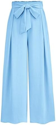 PRETTYGARDEN Women's Wide Leg Work Pants Business Casual High Waisted Loose Palazzo Trouser Summe... | Amazon (US)
