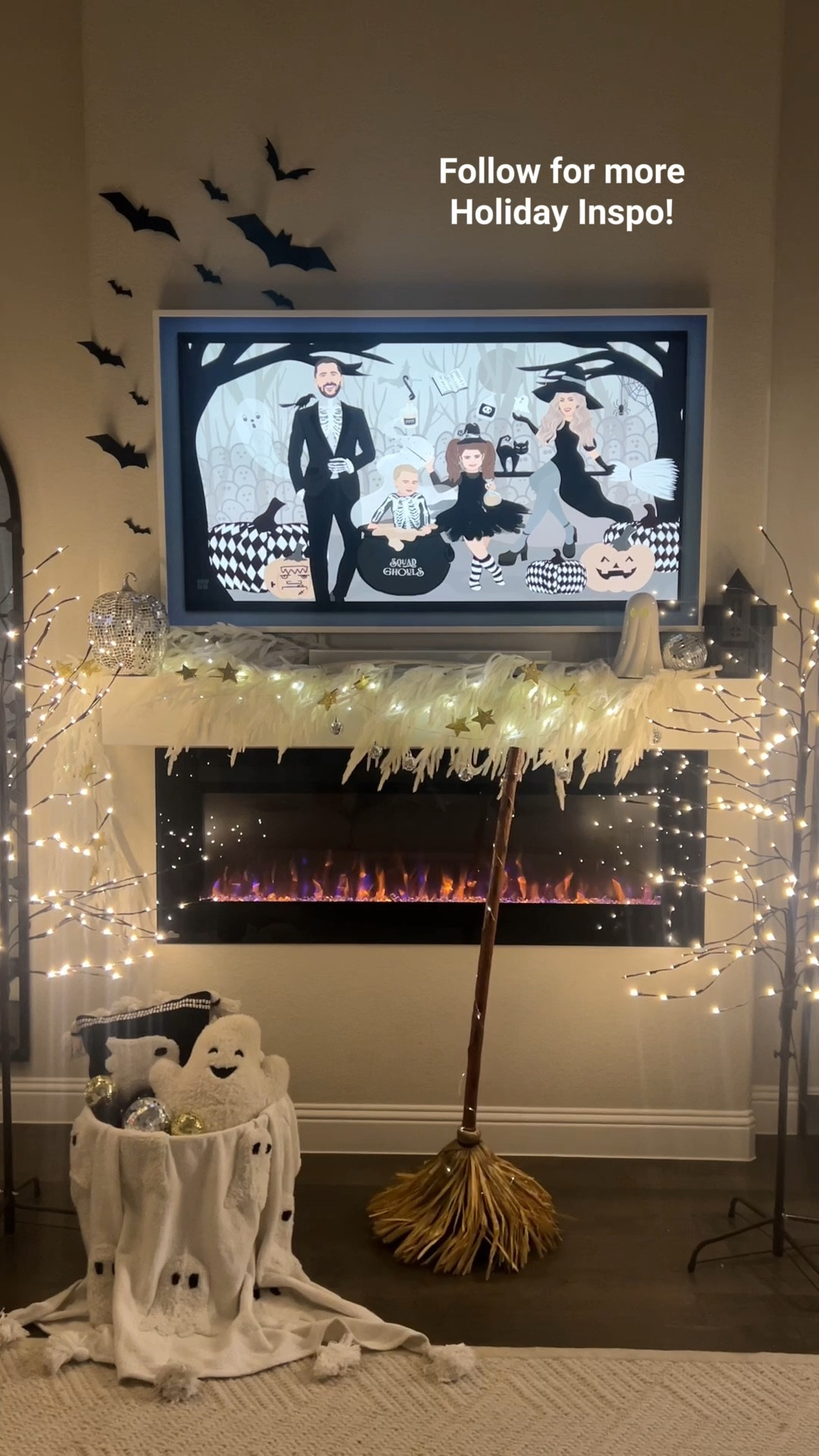 Decorate my mantle with me for Halloween! Halloween decor, Christmas decor, Halloween Garland, Christmas Garland, New Year’s Eve decor, Halloween home, spooky decor 

#LTKHalloween #LTKhome #LTKVideo