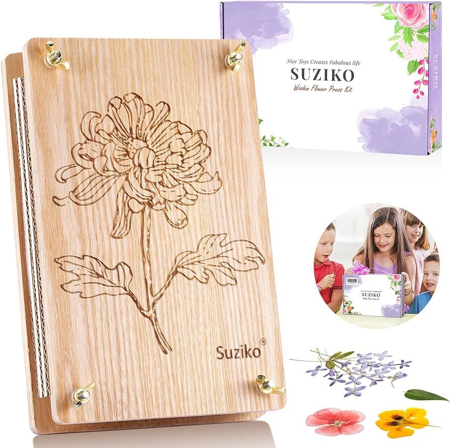 Suziko Large Flower Press Kit for Adults& Kids Flower &Plant Preservation Kit Measures 10.8" x 6.... | Amazon (CA)