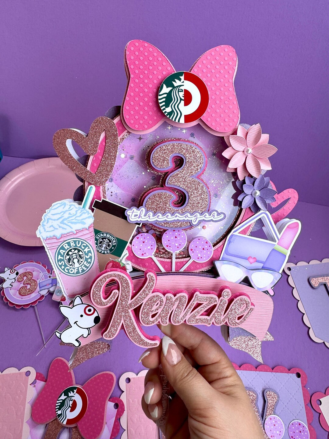 Threenager Cake Topper | Etsy (US)