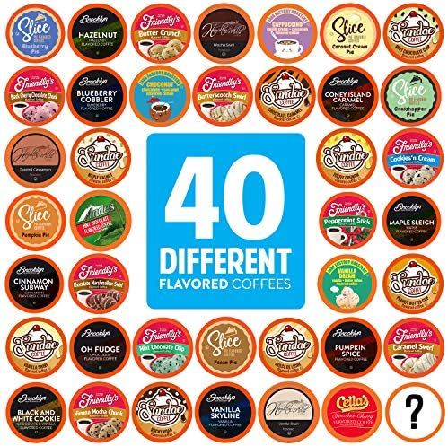 Two Rivers Coffee Flavored Coffee Pods Compatible with Keurig K Cup Brewers, 40 Count | Amazon (US)
