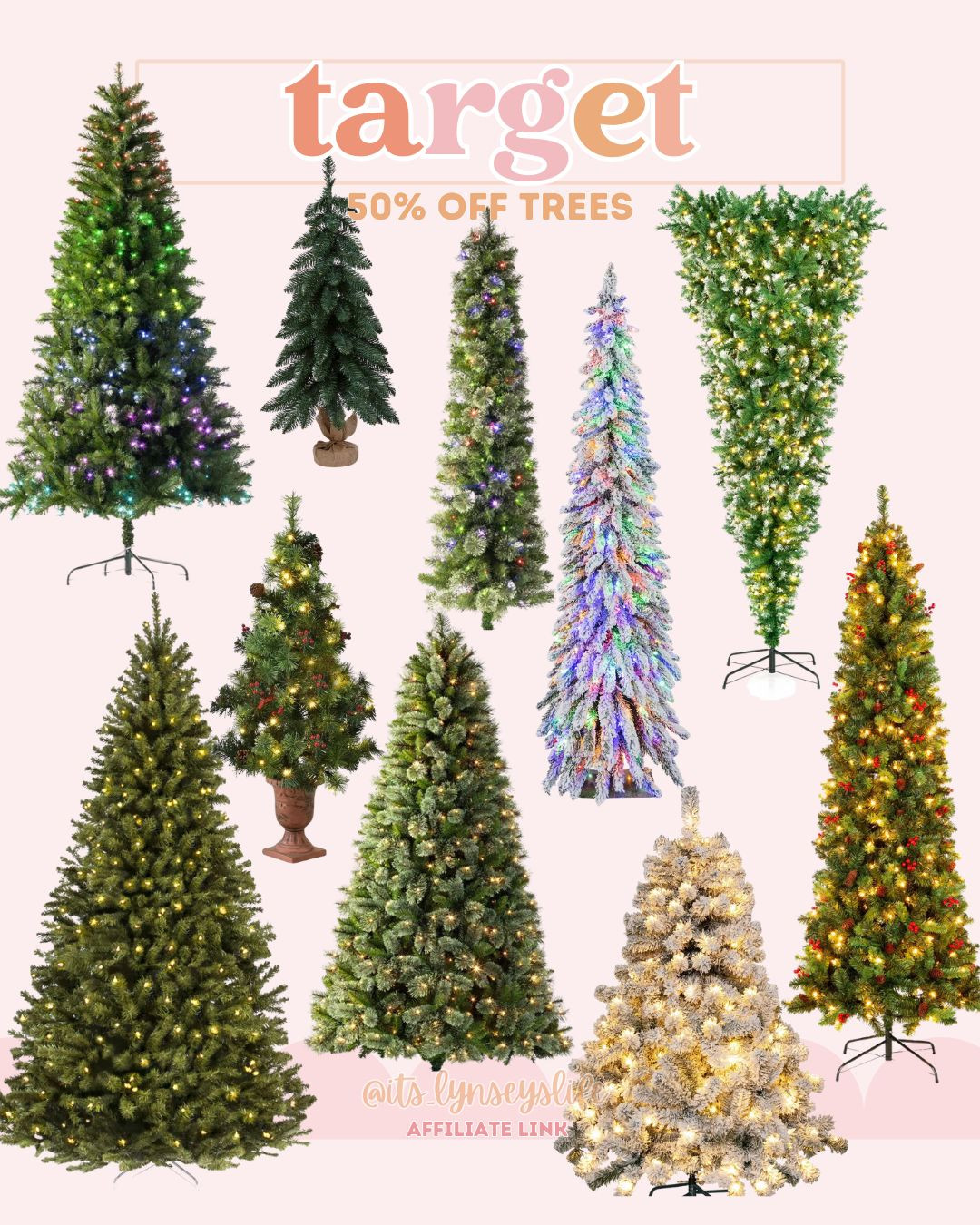 Target Daily Deal- 50% Off Christmas Trees 🎄🎅🏼

Christmas Trees | Christmas Sale | Christmas | Must Haves 

#LTKSeasonal #LTKSaleAlert #LTKHoliday