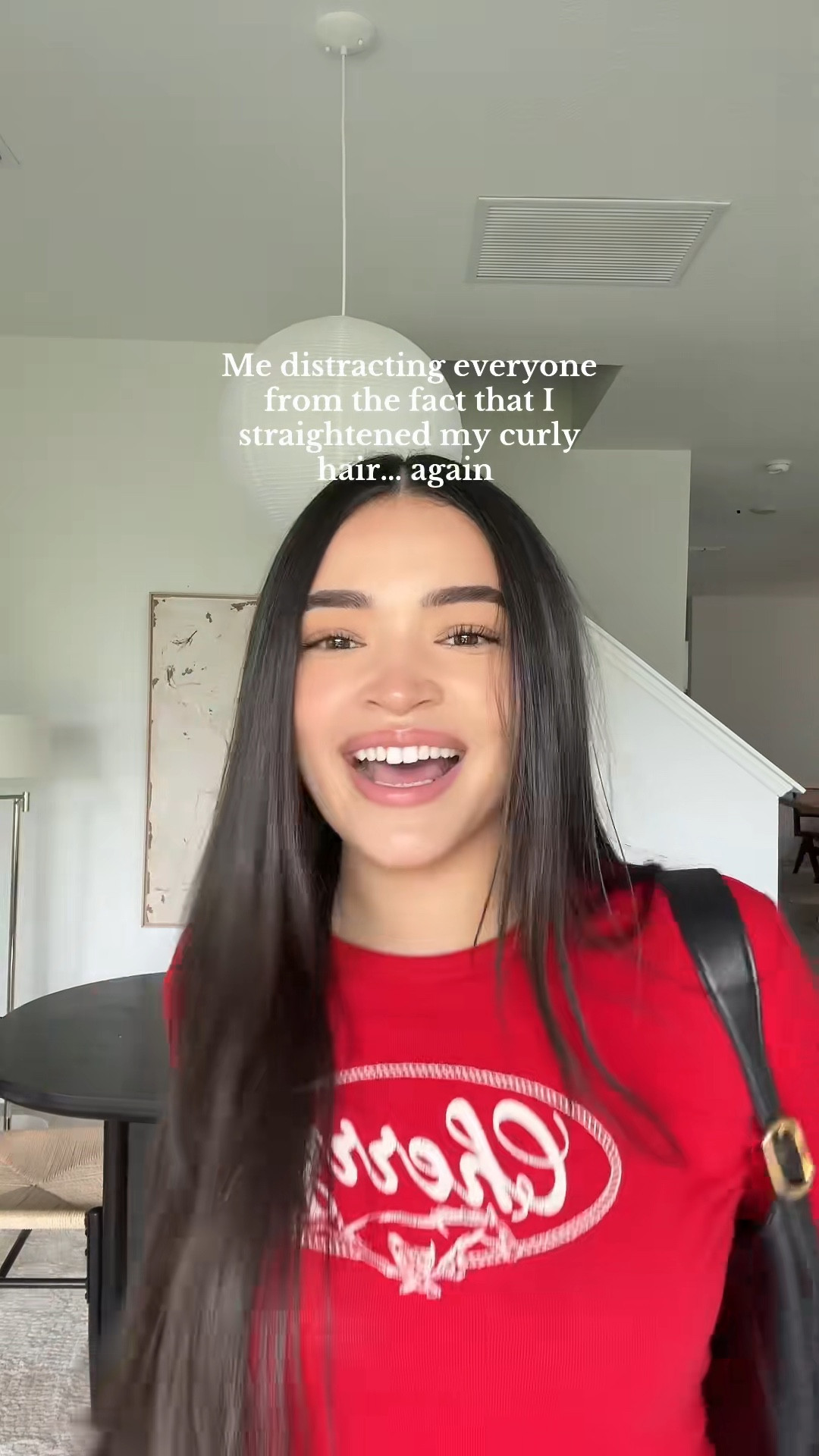 At this point people probably don't even know I have curly hair #curlytostraight
#curlygirl #curlyhairproblems #relatable #dancetrend #rockyourbody #comedy #longhair #curlyhead