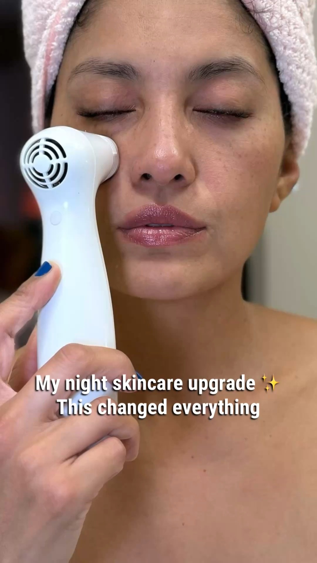 Ultimate skincare routine upgrade ✨ The @NIRA  Pro 3 Laser has become my nightly go-to for targeting my face, neck, chest, and even the backs of my hands in just 2 minutes a night. I follow with hyaluronic acid serum + peptide cream to keep my skin feeling hydrated, smooth, and glowy. Consistency really is everything when it comes to skincare 💫

NIRA Pro 3 Laser, at home laser treatment, skincare device, anti aging skincare, fine lines treatment, wrinkle care, glowing skin routine, collagen skincare, peptide cream, hyaluronic acid serum, nighttime skincare routine, beauty tools, skincare essentials, luxury beauty, skincare upgrade, firming skincare, smooth skin routine, skincare must haves, beauty influencer favorites, self care routine

#skincareroutine #athomelaser #antiagingskincare #glowyskin #beautyroutine #skincaretools #beautyfinds #nighttimeroutine #firmingskincare #hydratedskin #collagenboost #luxuryskincare #selfcare #ltkbeauty #skincarefavorites

#LTKselfcare #LTKOver40 #LTKBeauty