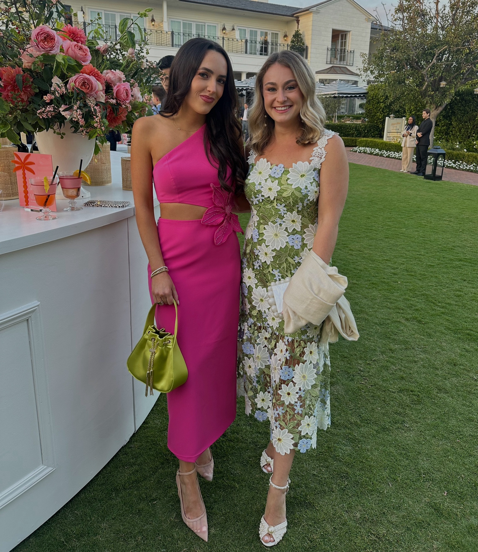 Welcome party attire #gardenparty #weddingguestdress