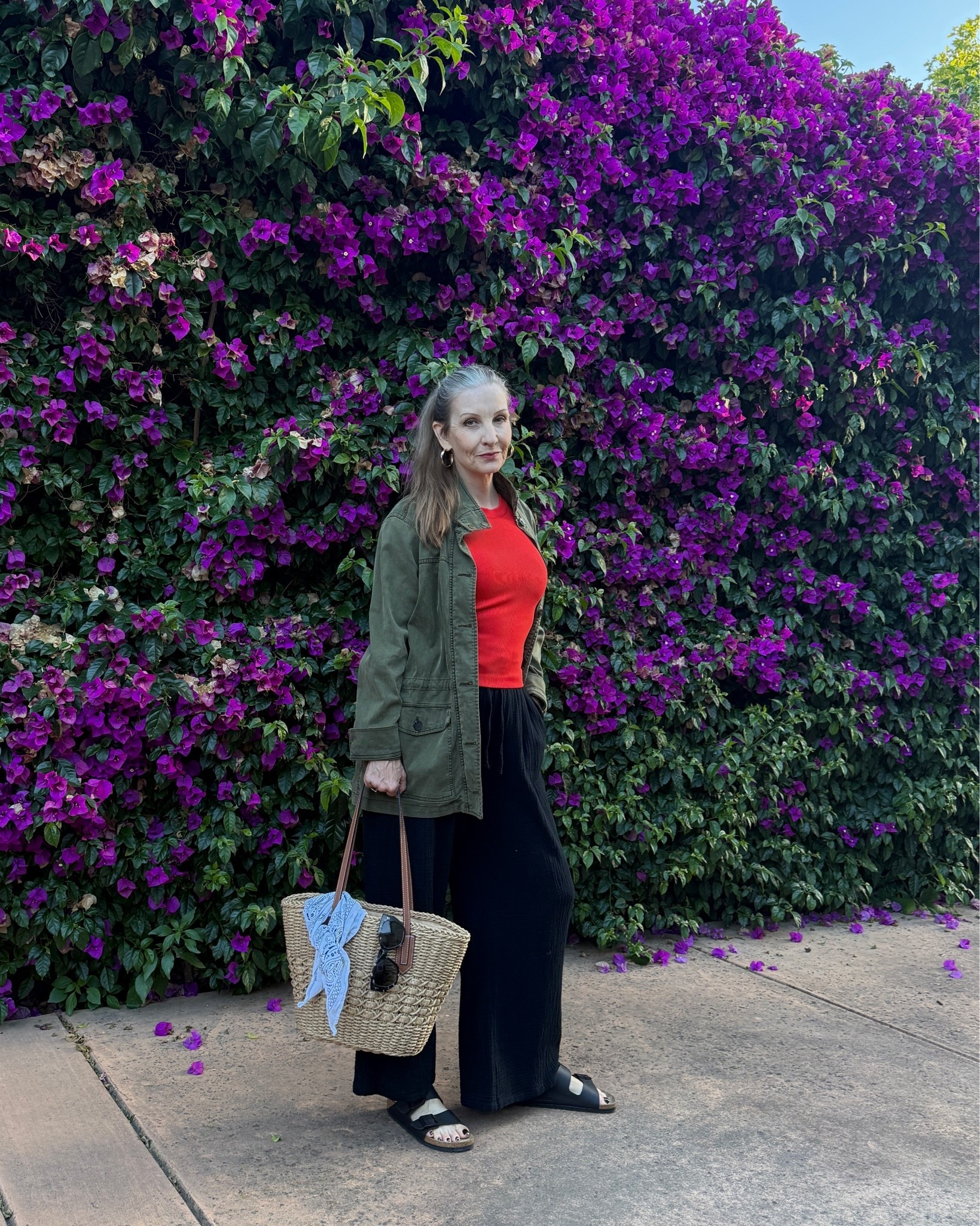 Casual summer outfit of the day. #summerlayers #linenpants #summeroutfit #strawbag

#LTKSeasonal #LTKOver40 #LTKgrwm