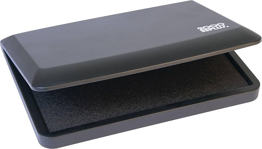 2000 Plus No.1 Stamp Pad, Black Ink | Amazon (US)