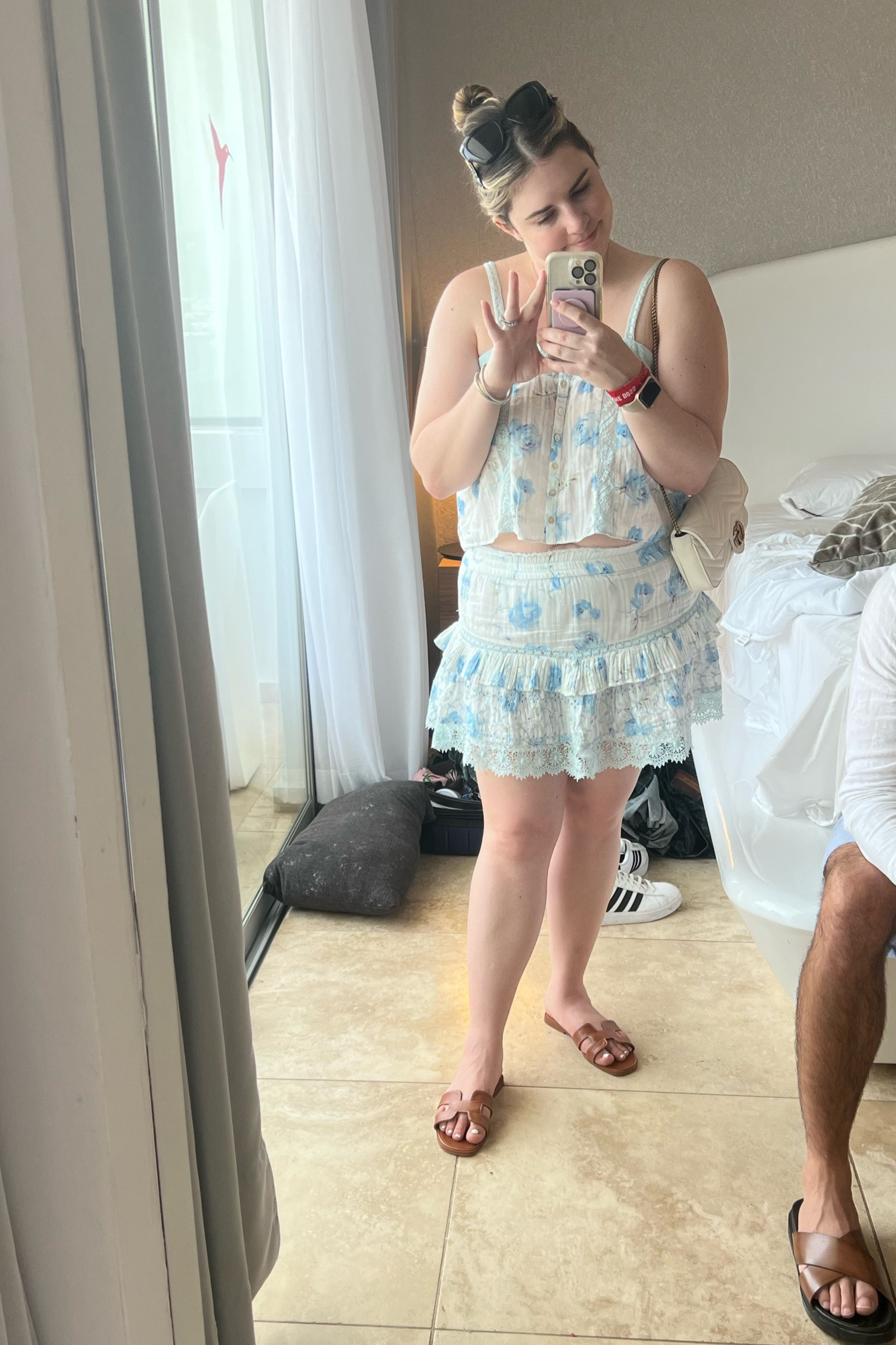 Found the exact pieces of this set online in a few sizes and they’re on major sale 

Loveshackfancy 

I’m wearing a large in both 



#LTKsalealert #LTKSeasonal #LTKFind