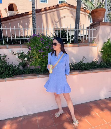 Favorite spring dress that can be worn casually with sneakers or slides or dresses up with heels- multiple color options - wearing xs 

#LTKstyletip #LTKSeasonal #LTKover40