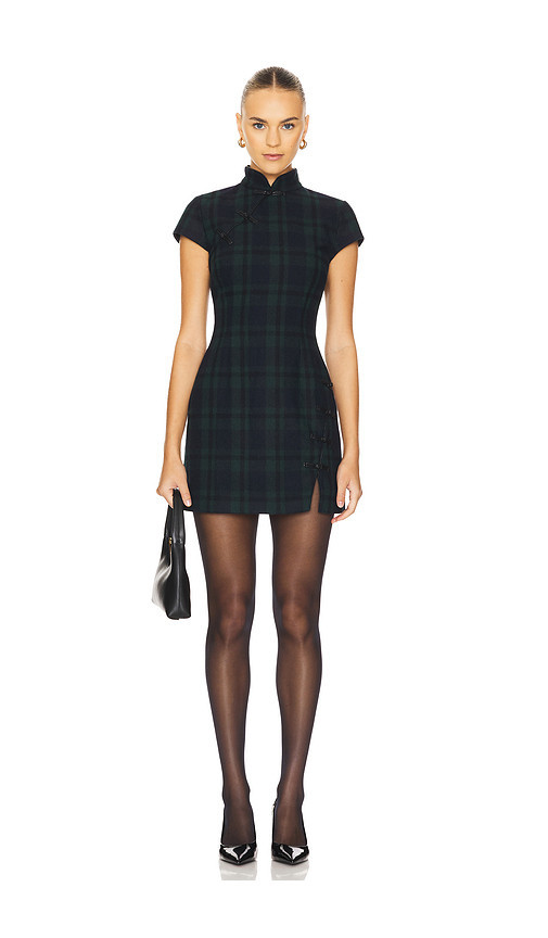 SAU LEE Wendy Dress in Green. Size 12. Also in 4. | Revolve Clothing (Global)