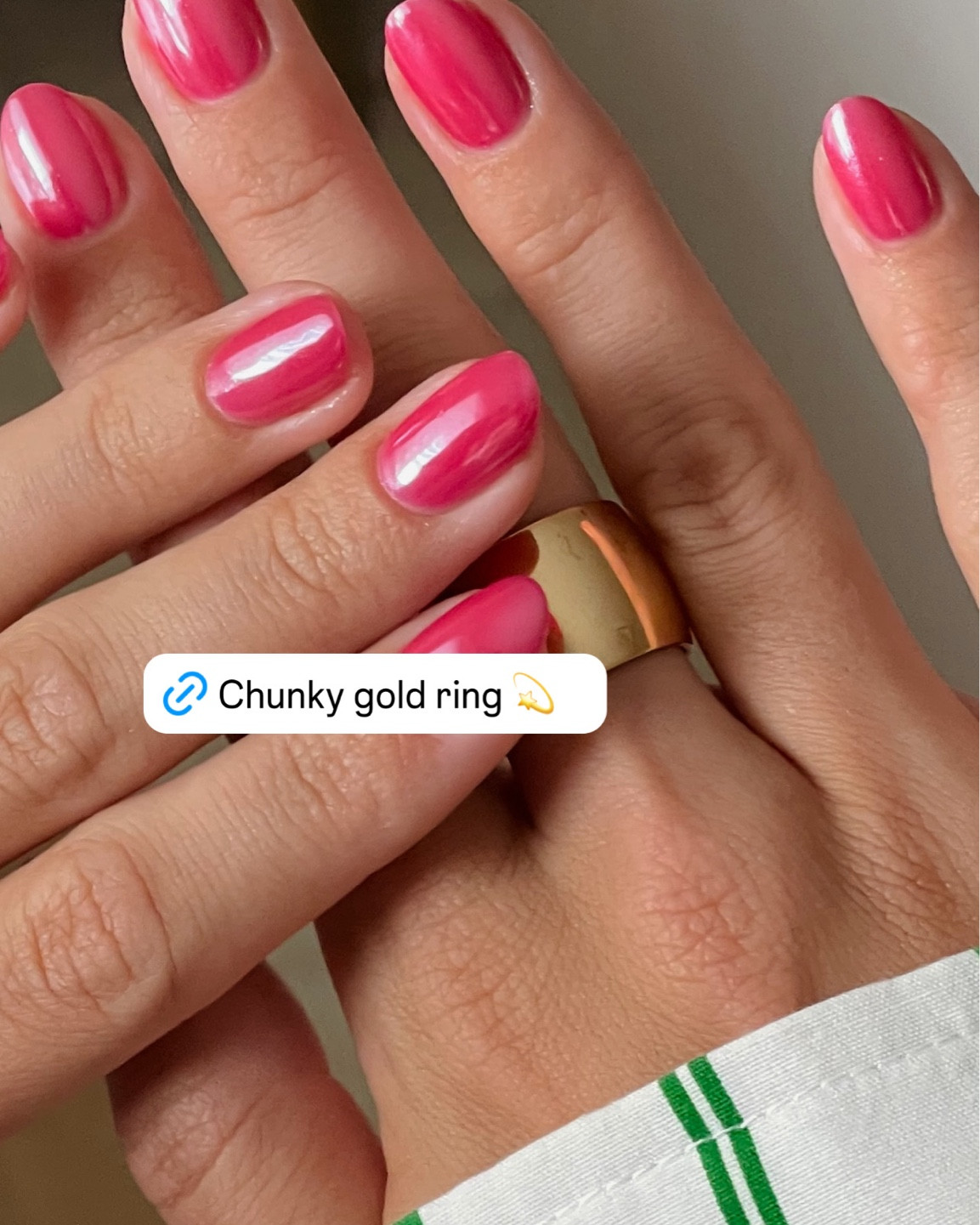 Obsessed w this chunky gold ring 💫 im wearing size 7

#LTKxNSale #LTKSeasonal #LTKSummerSales