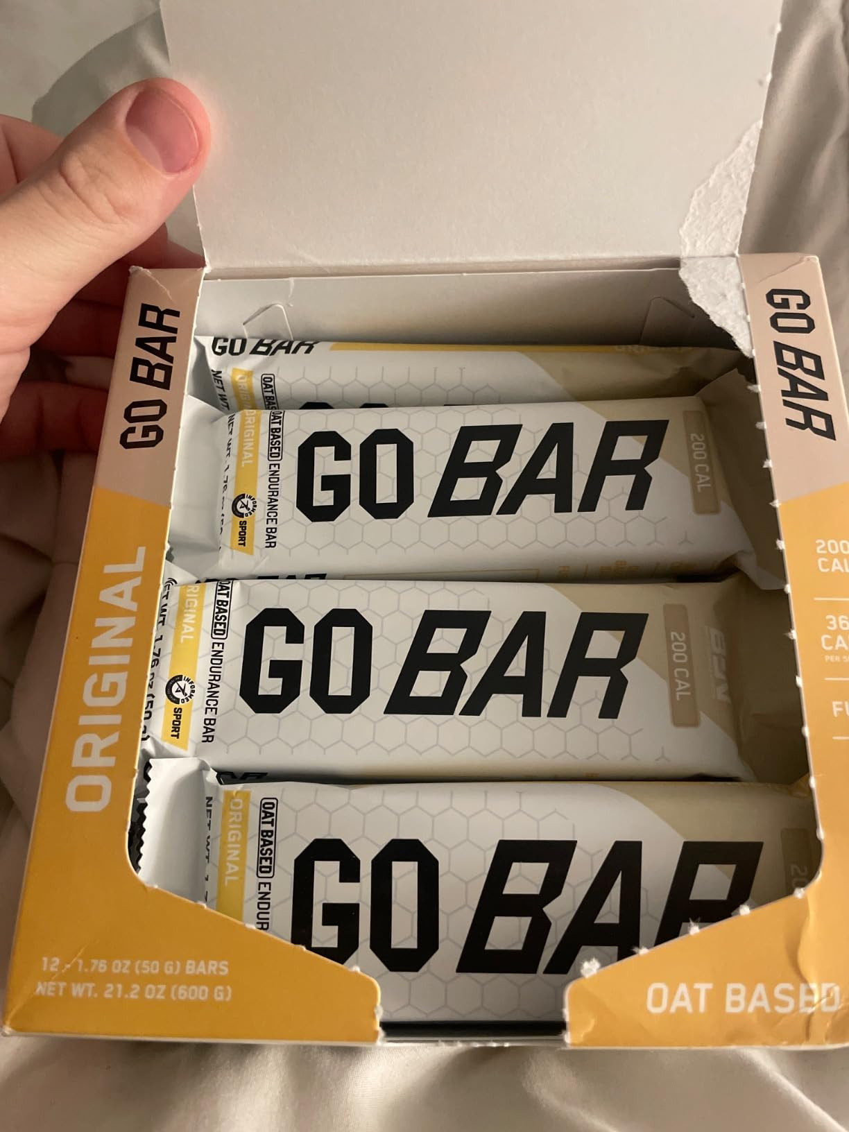 BARE PERFORMANCE NUTRITION Go Bar, Oat Based Endurance Training Snack 36g of Carbohydrates and 20... | Amazon (US)