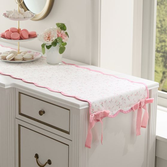 LoveShackFancy Scallop Table Runner (70") | Pottery Barn Teen