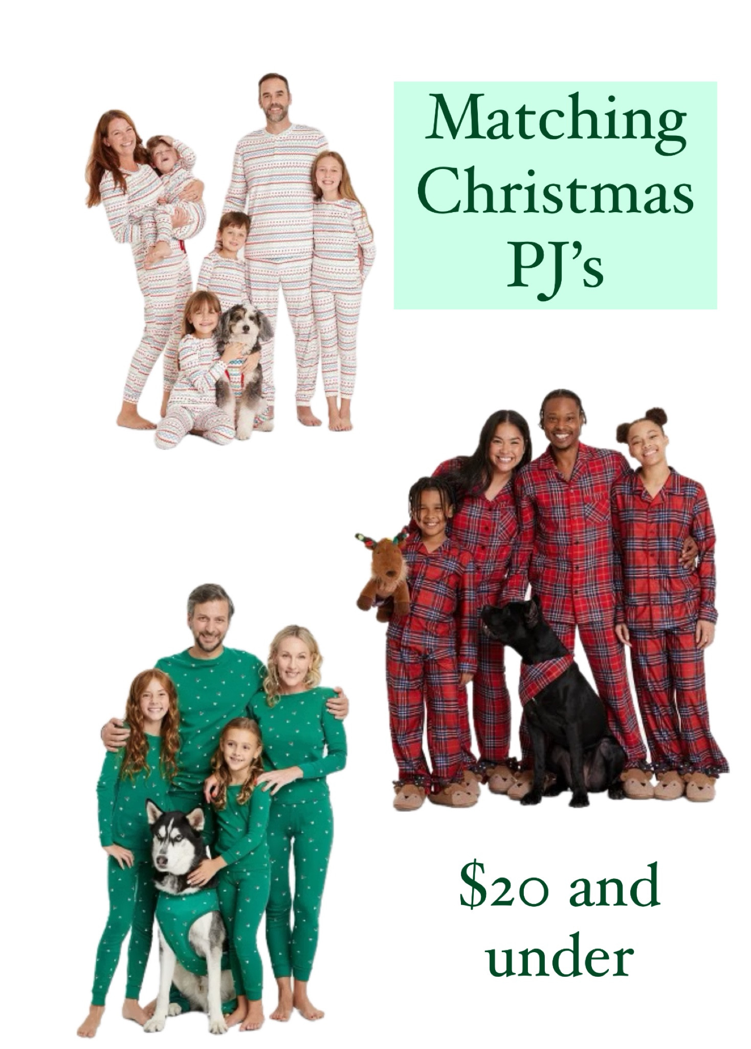 Cutest family Christmas pjs all $20 and under! #christmaspjs #familypjs #targetfinds 

#LTKSeasonal #LTKHoliday #LTKFamily