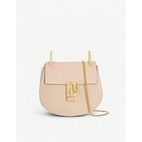 Chloe Drew mini leather cross-body bag, Women's, Size: Small, Cement pink | Selfridges