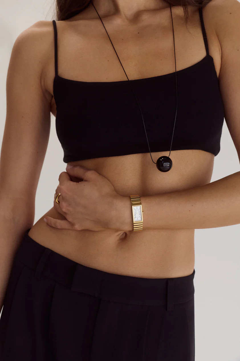 Tribeca Necklace | Black | Cendre