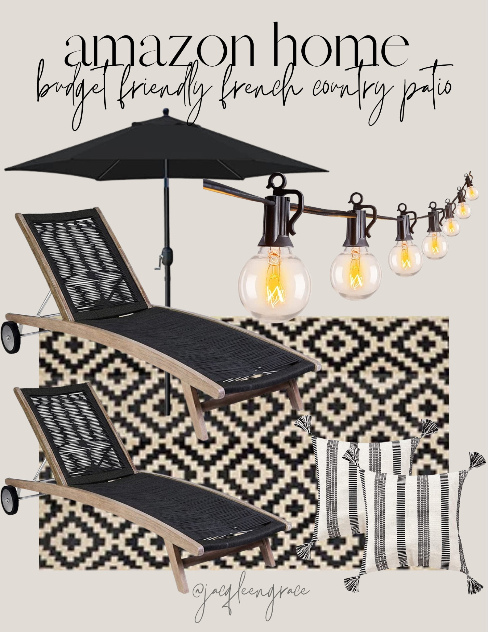 Budget friendly modern French country patio finds. Budget friendly finds. Coastal California. California Casual. French Country Modern, Boho Glam, Parisian Chic, Amazon Decor, Amazon Home, Modern Home Favorites, Anthropologie Glam Chic. 

#LTKstyletip #LTKhome #LTKSeasonal