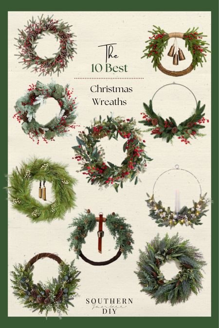 The best budget friendly Christmas wreaths for your front door or interior Christmas decor 

#LTKHolidaySale #LTKhome #LTKHoliday