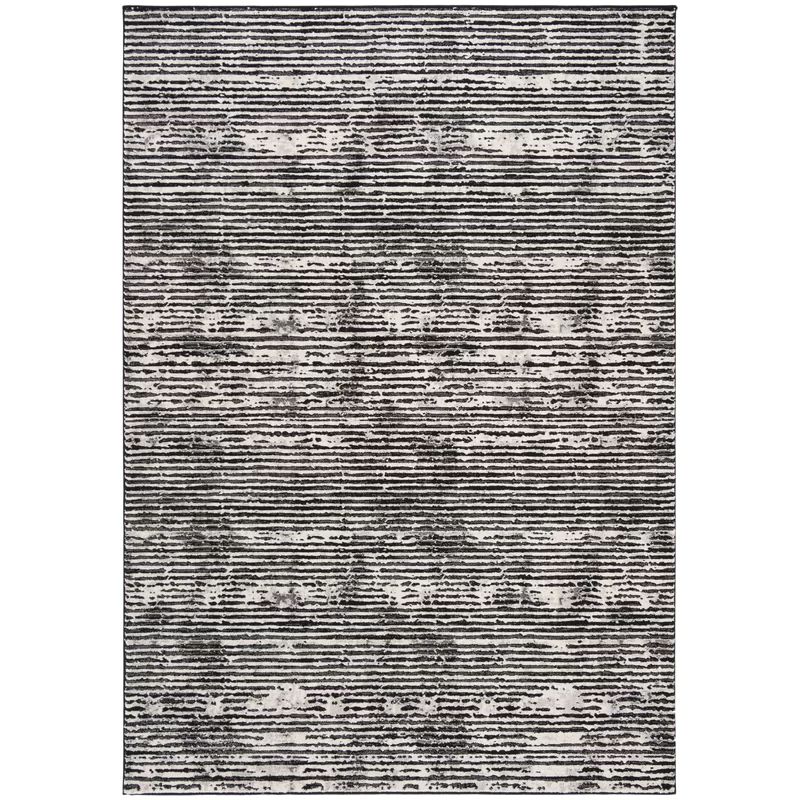 Fowler Abstract Area Rug in Black/Gray | Wayfair North America