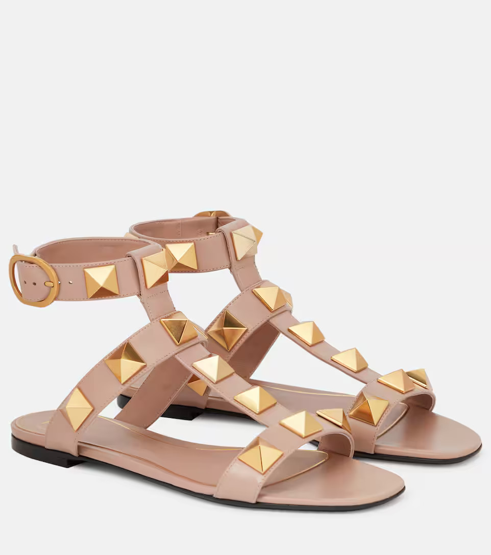 Roman Stud leather sandals | Mytheresa (US/CA)