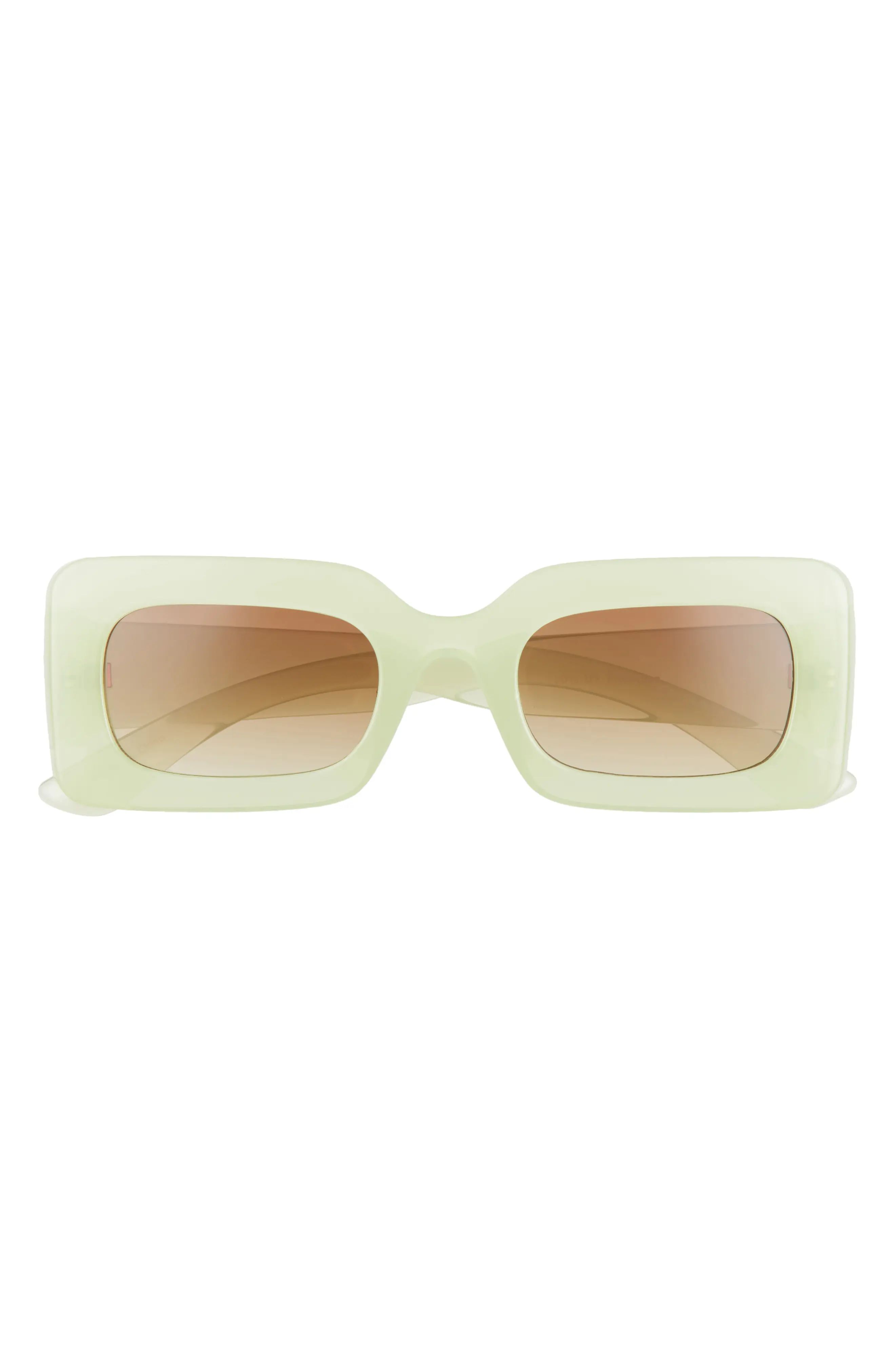 BP. Chunky Square Sunglasses in Milky Green at Nordstrom | Nordstrom