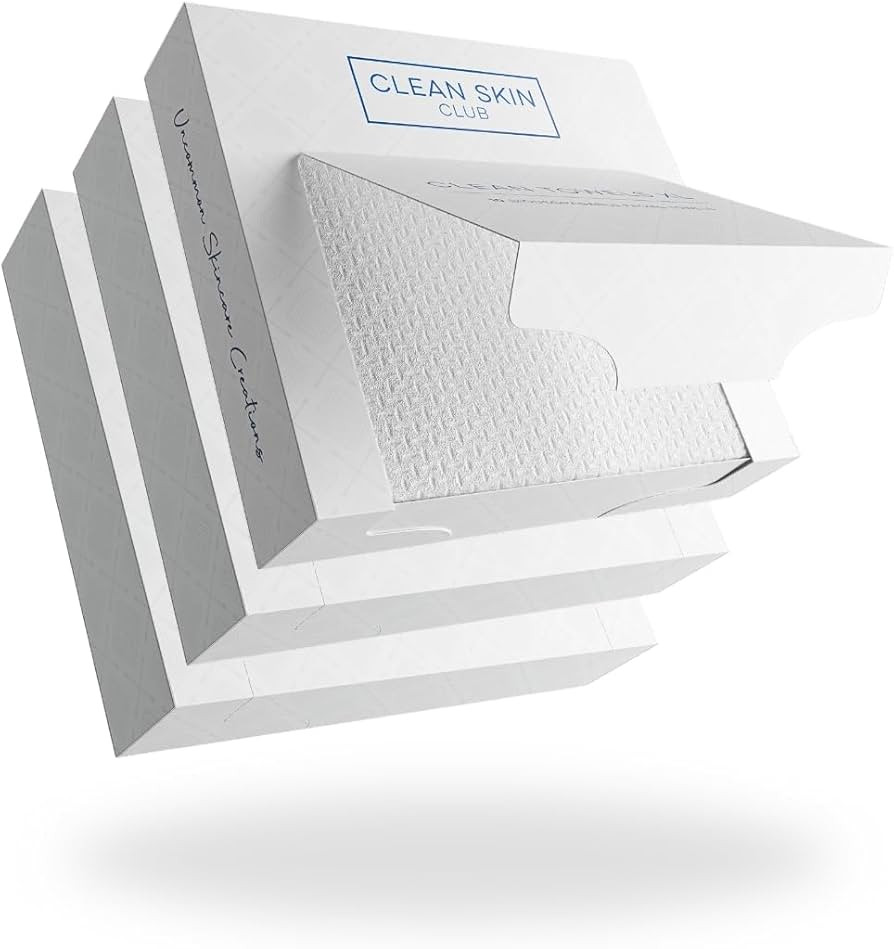 Clean Skin Club Clean Towels XL, 100% USDA Biobased Dermatologist Approved Face Towel, Disposable... | Amazon (US)