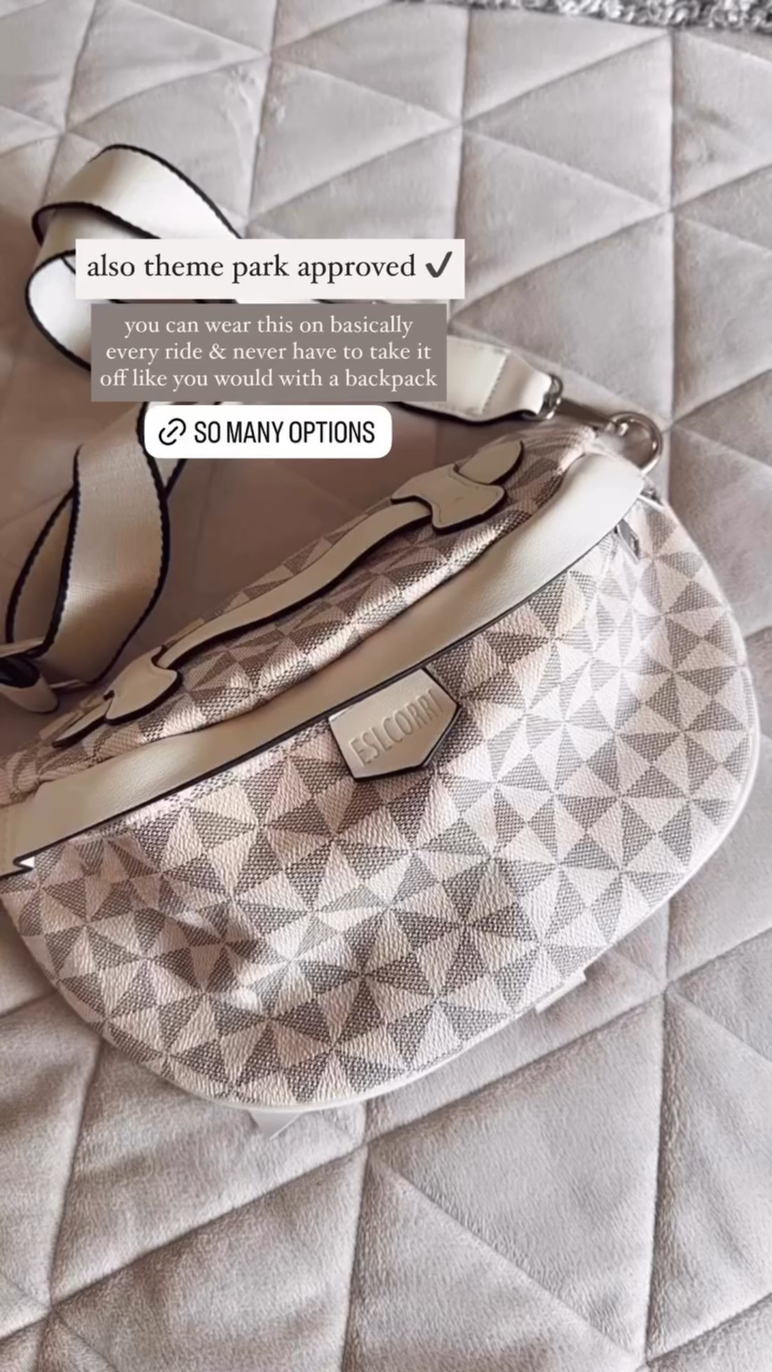 also theme park approved ✔️ you can wear this on basically every ride & never have to take it off like you would with a backpack