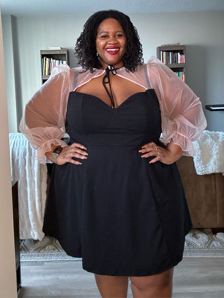 SHEIN has this available up to a size 20. This dress just sold out in Curve+ which would normally go to a 34. 

#LTKplussize