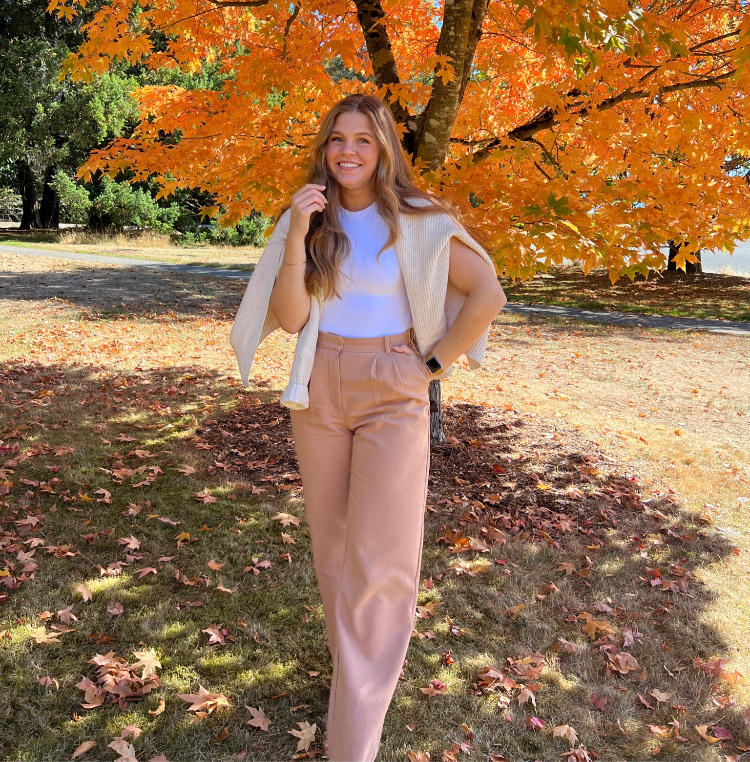 Fall workwear outfit of the day 🧡

#LTKSeasonal #LTKworkwear #LTKfindsunder100