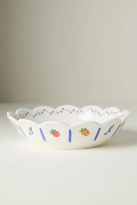 Annette Floral Melamine Pasta Bowls, Set of 4 | Anthropologie (US)