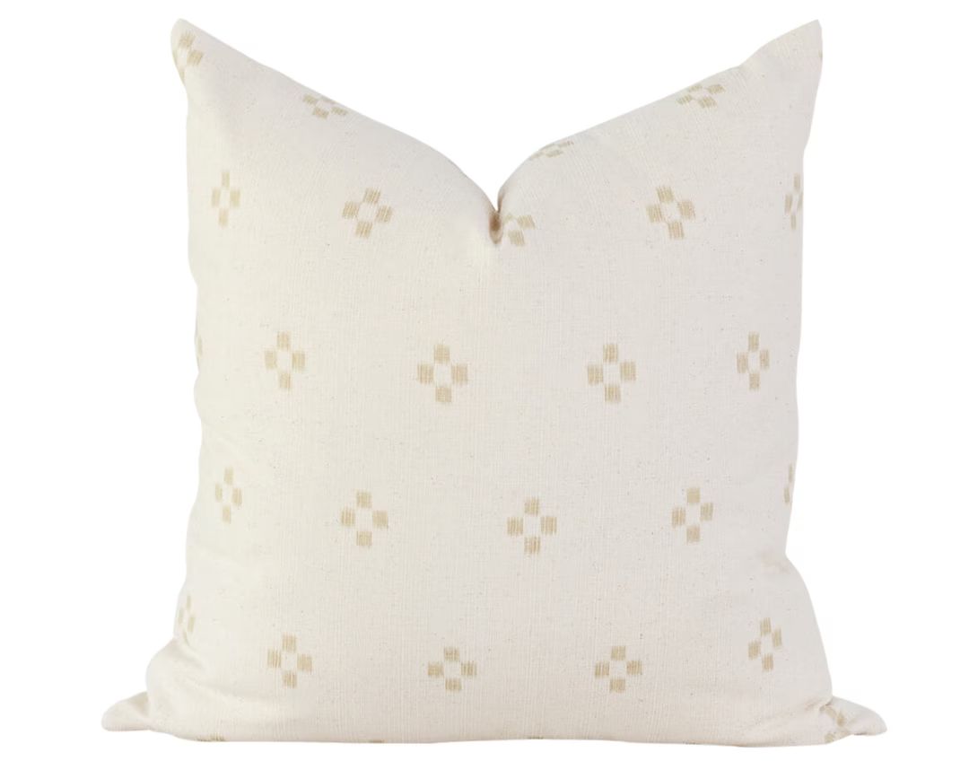 Boho Pillow Cover, Fall Pillow Cover, 20x20 Pillow Covers, Beige Pillow Cover, Fall Pillow Covers... | Etsy (US)