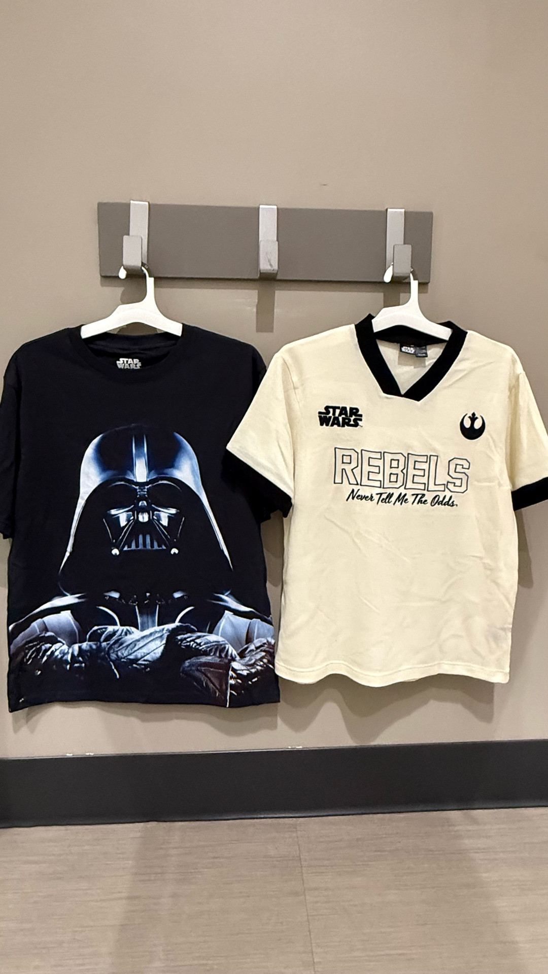 Season of the force is here and these shirts are perfect! Just in time for May the 4th! Star Wars Darth Vader graphic tee and Rebels jersey. Which one is your fave? Can’t decide? Just get both 🤩 Found in the men’s section but I can never say no to a good oversized tee! 

#LTKMens #LTKMothersDay #LTKootd