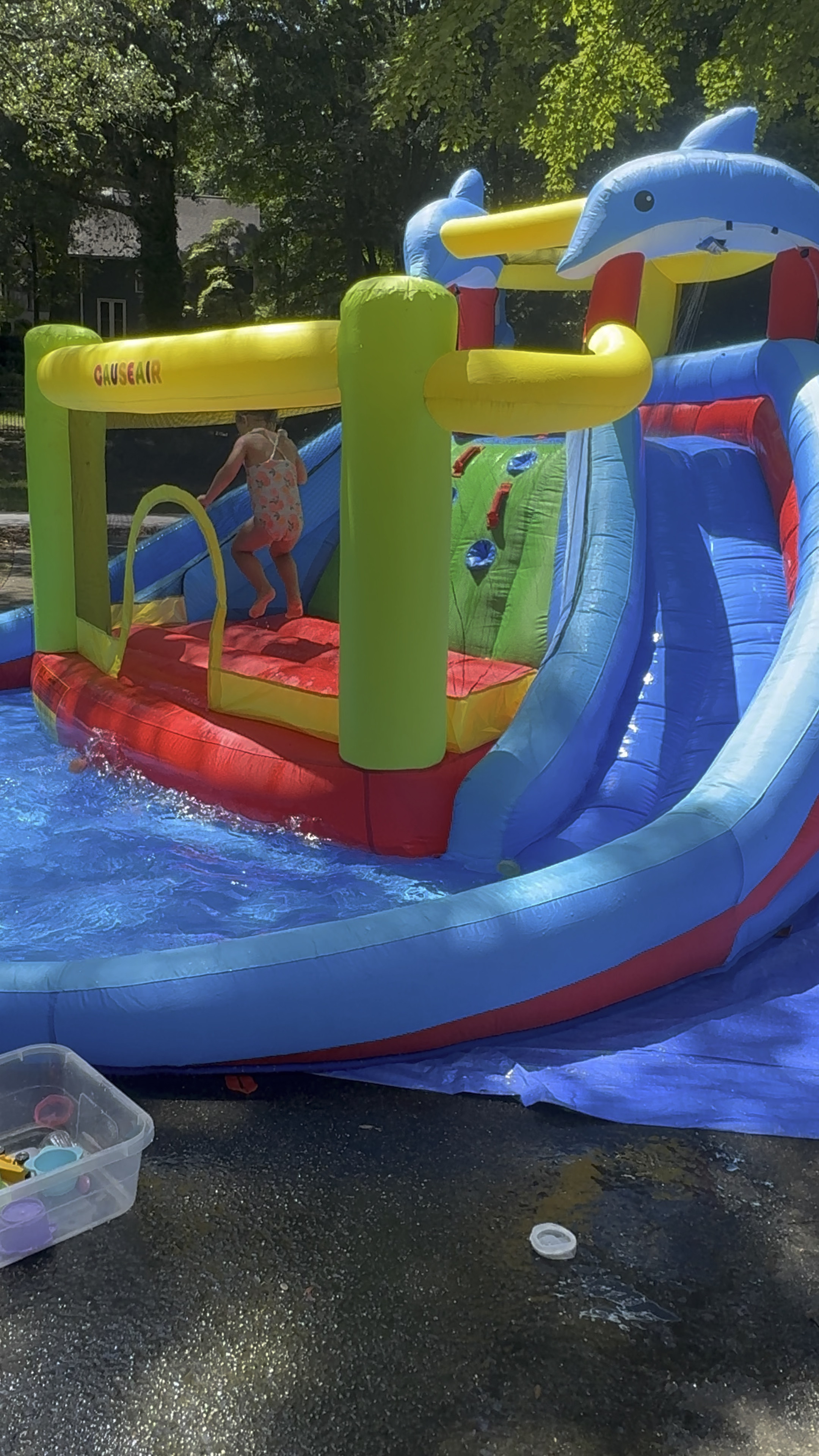 One of our favorite summer toys right now! We got this as a gift and it’s safe to say my daughter is OBSESSED! It’s super easy to set up and take down. We put it in our driveway and invited all the neighbor kids over - total hit. We had to drag our daughter out 😂

Summer activity for kids / summer toy / kids toy / summer / kid fun / gift for kids / toys for boys / toys for girls / Amazon find / Amazon 

#LTKKids #LTKFamily #LTKSeasonal