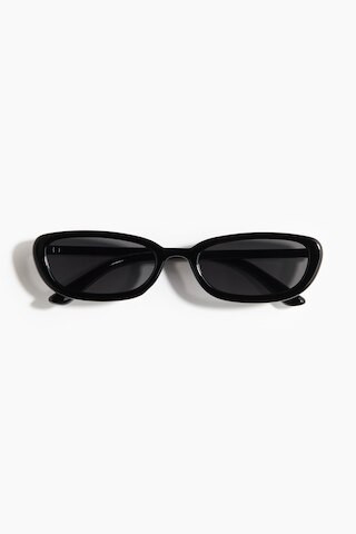 H & M - Rectangular Sunglasses - Black | H&M (US + CA)