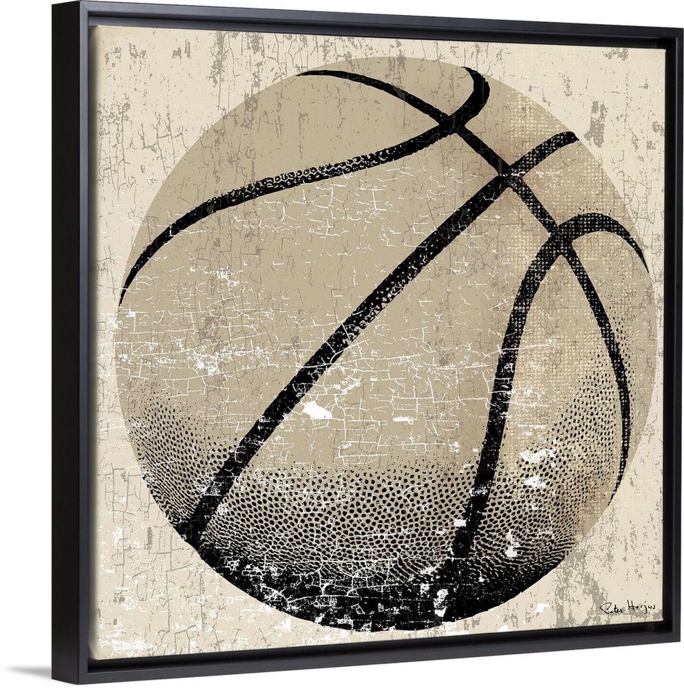 Vintage Basketball | Great Big Canvas - Dynamic