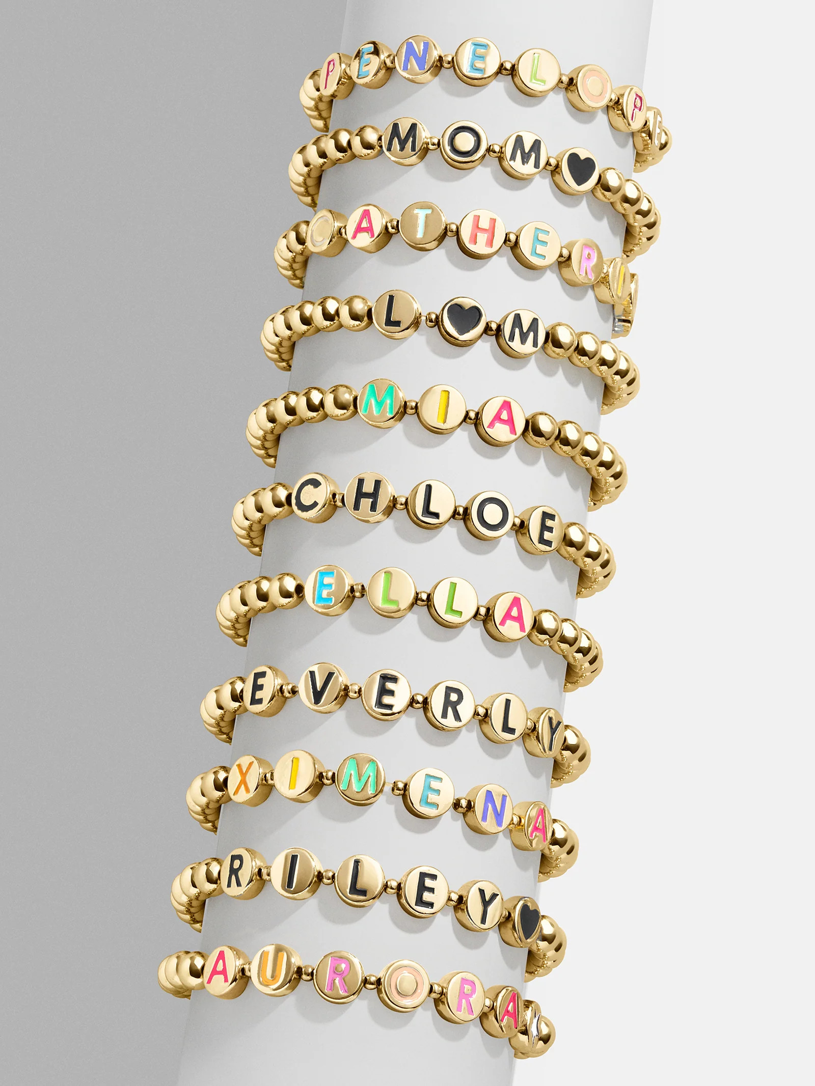 Custom Pisa Bracelet - Gold/Black | BaubleBar (US)