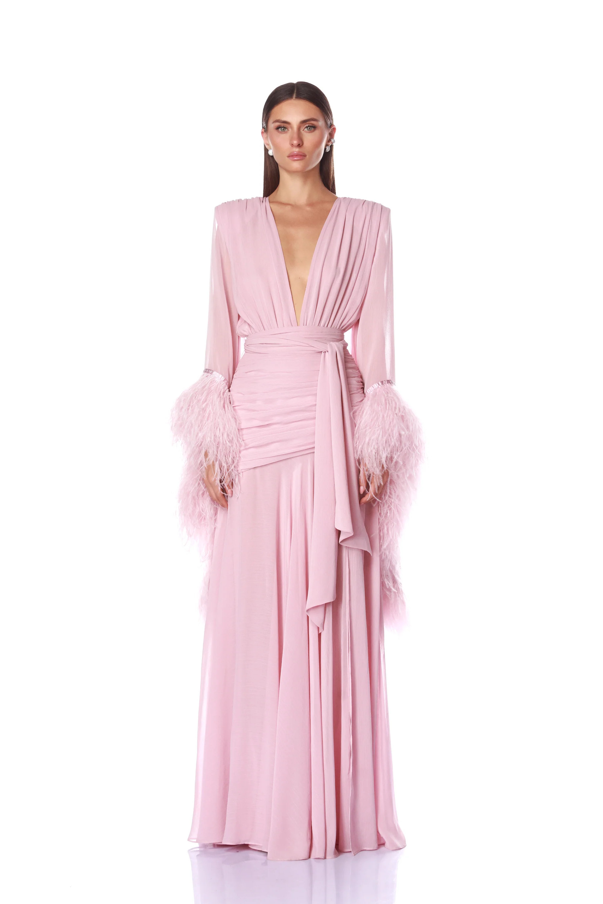 Geisha Pink Maxi Dress | Bronx and Banco