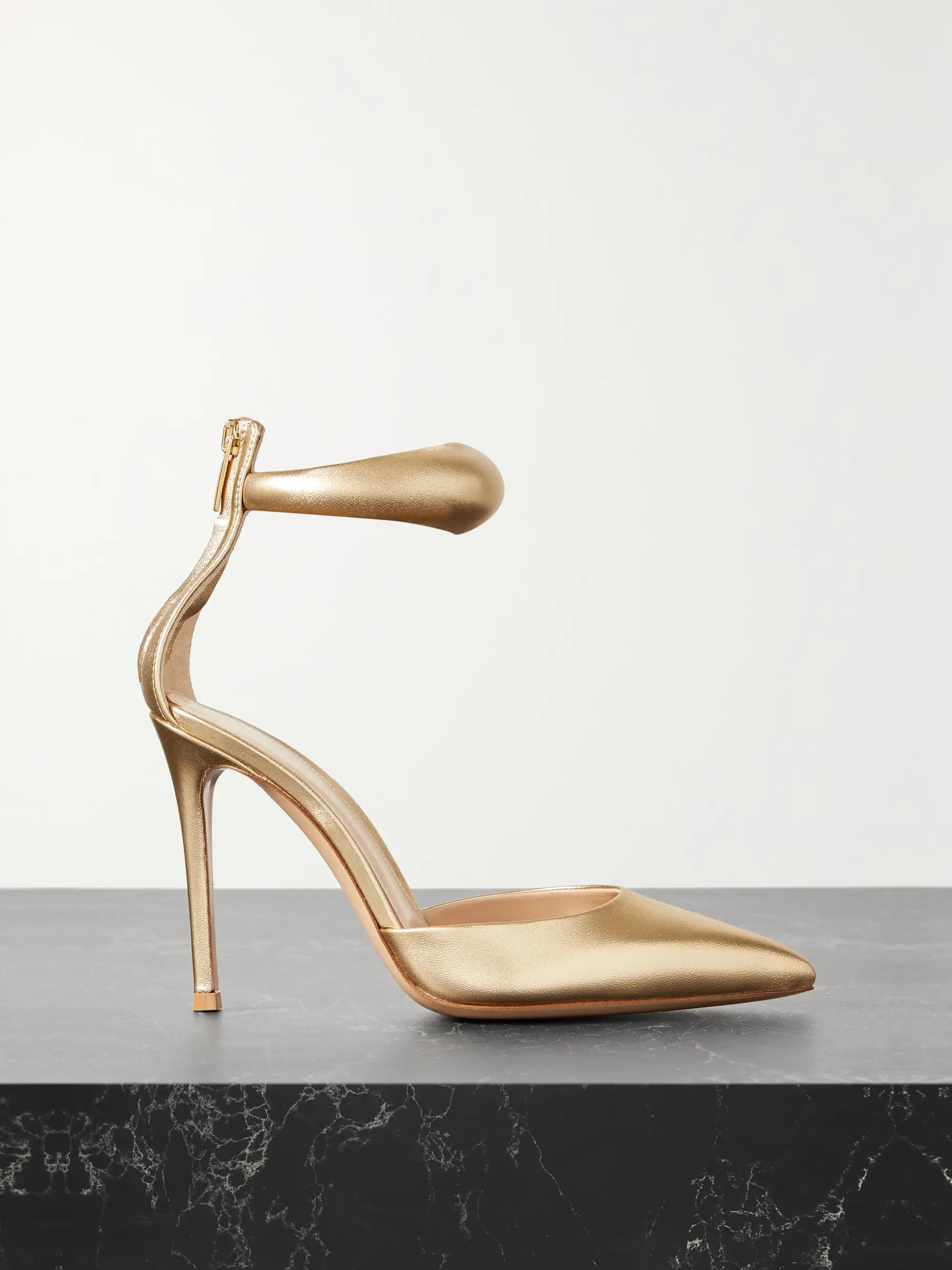105 metallic leather pumps | NET-A-PORTER (US)