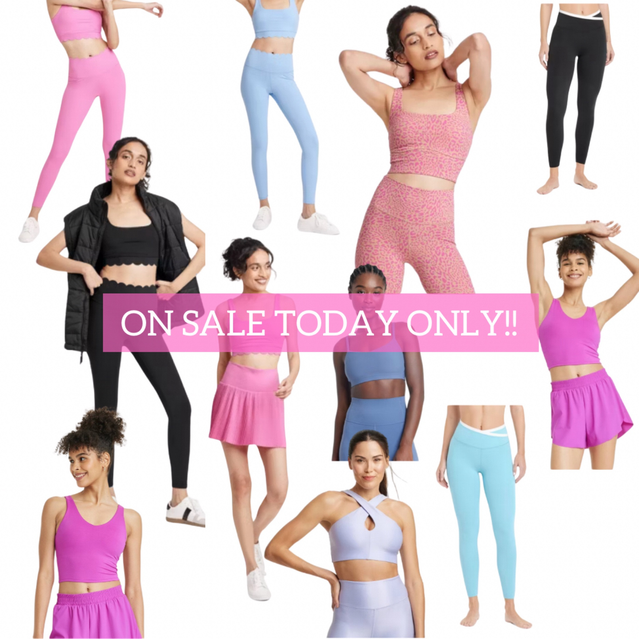 CUTEST athletic clothes in sale TODAY ONLY!! Such good prices! I’m stocking up!!

#LTKFitness #LTKActive #LTKSaleAlert